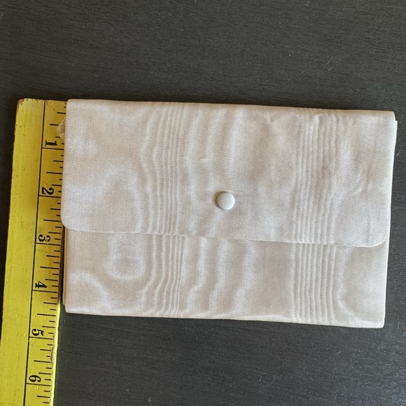 Vintage Julius Garfinckel Travel Jewelry Case Satin Pouch Made in Italy 7 - Picture 6 of 6